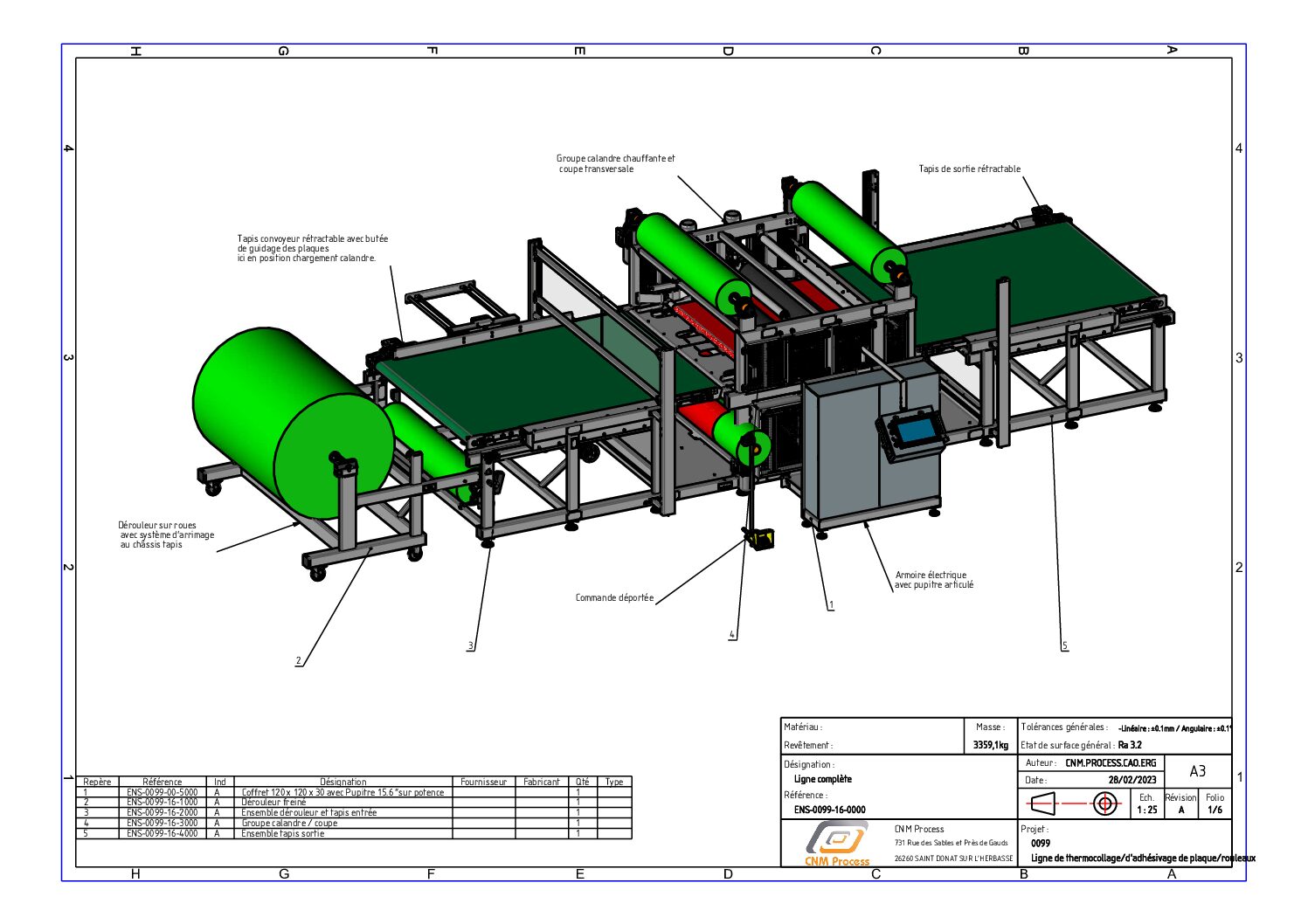 Thermolaminating line