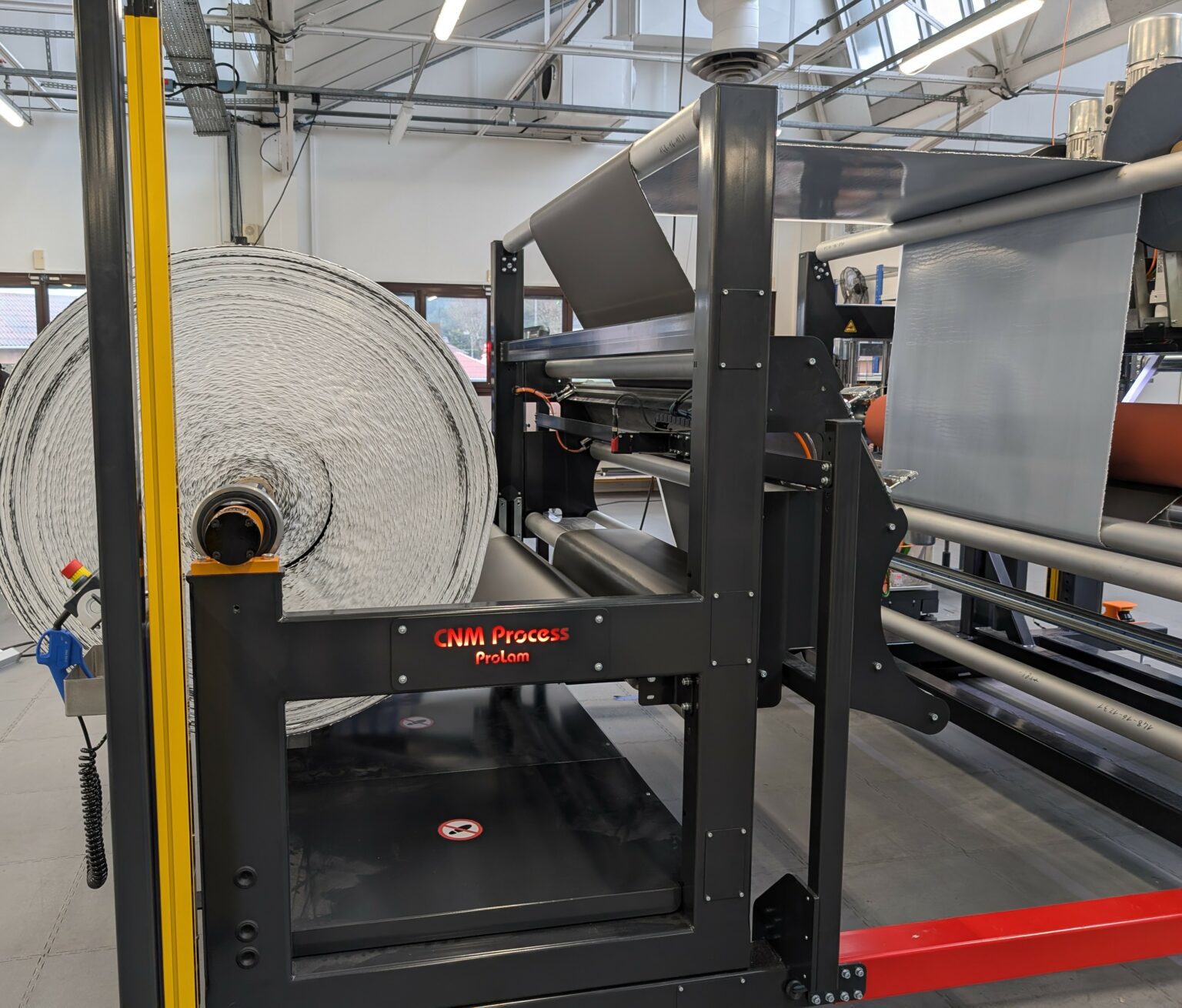 Felt converting, cutting and heat lamination line - CNM Process ...